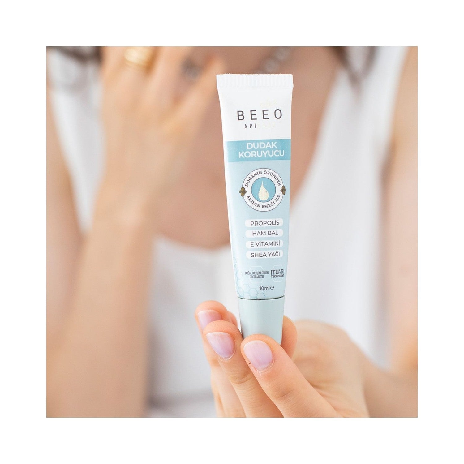 BEE'O Up Intensive Moisturizing Lip Balm Raw Honey - MALLTURK