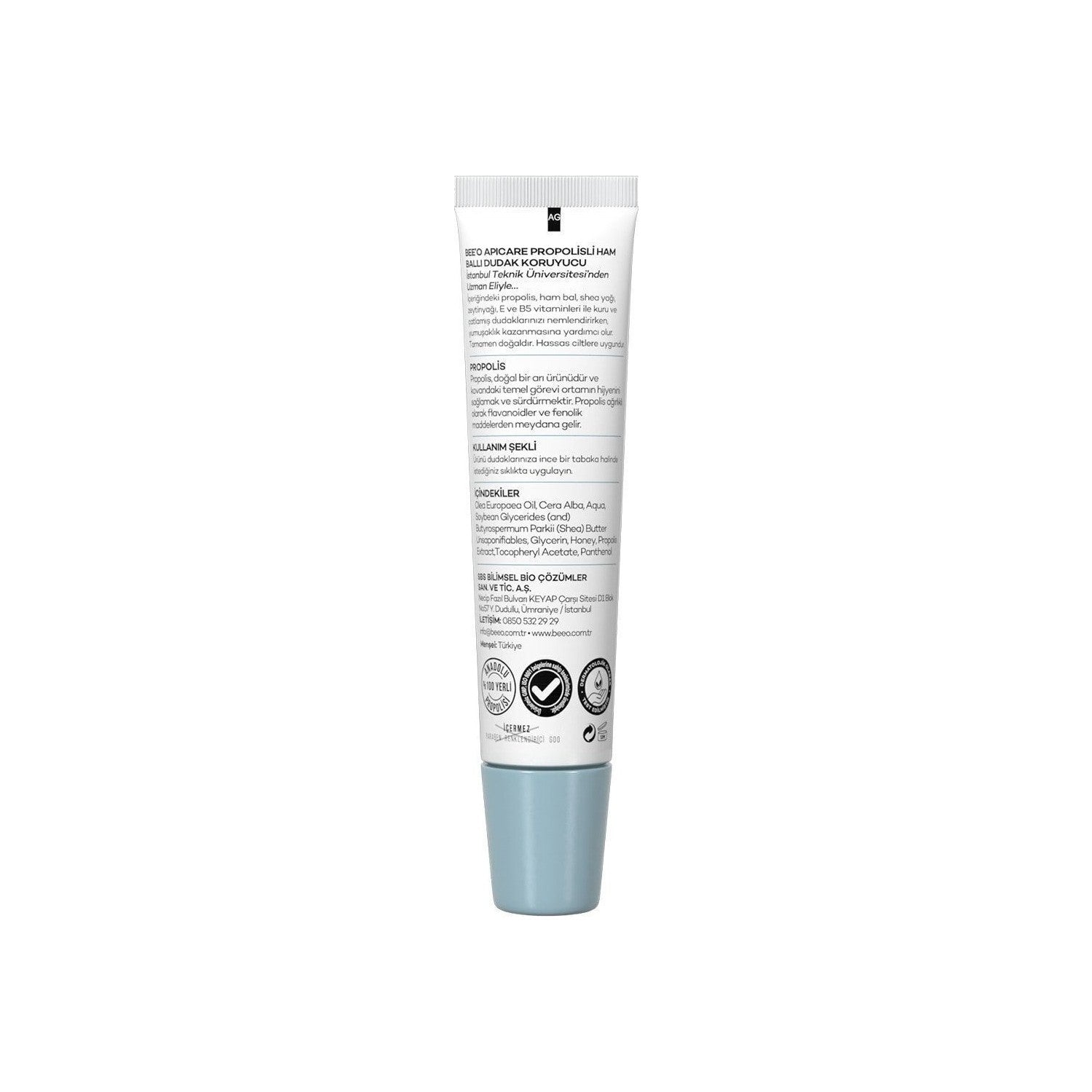 BEE'O Up Intensive Moisturizing Lip Balm Raw Honey - MALLTURK