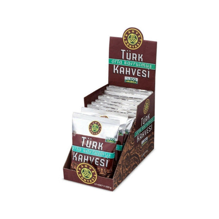 Kahve Dunyasi 12-Pack Medium Roast Turkish Coffee 100 gr - MALLTURK