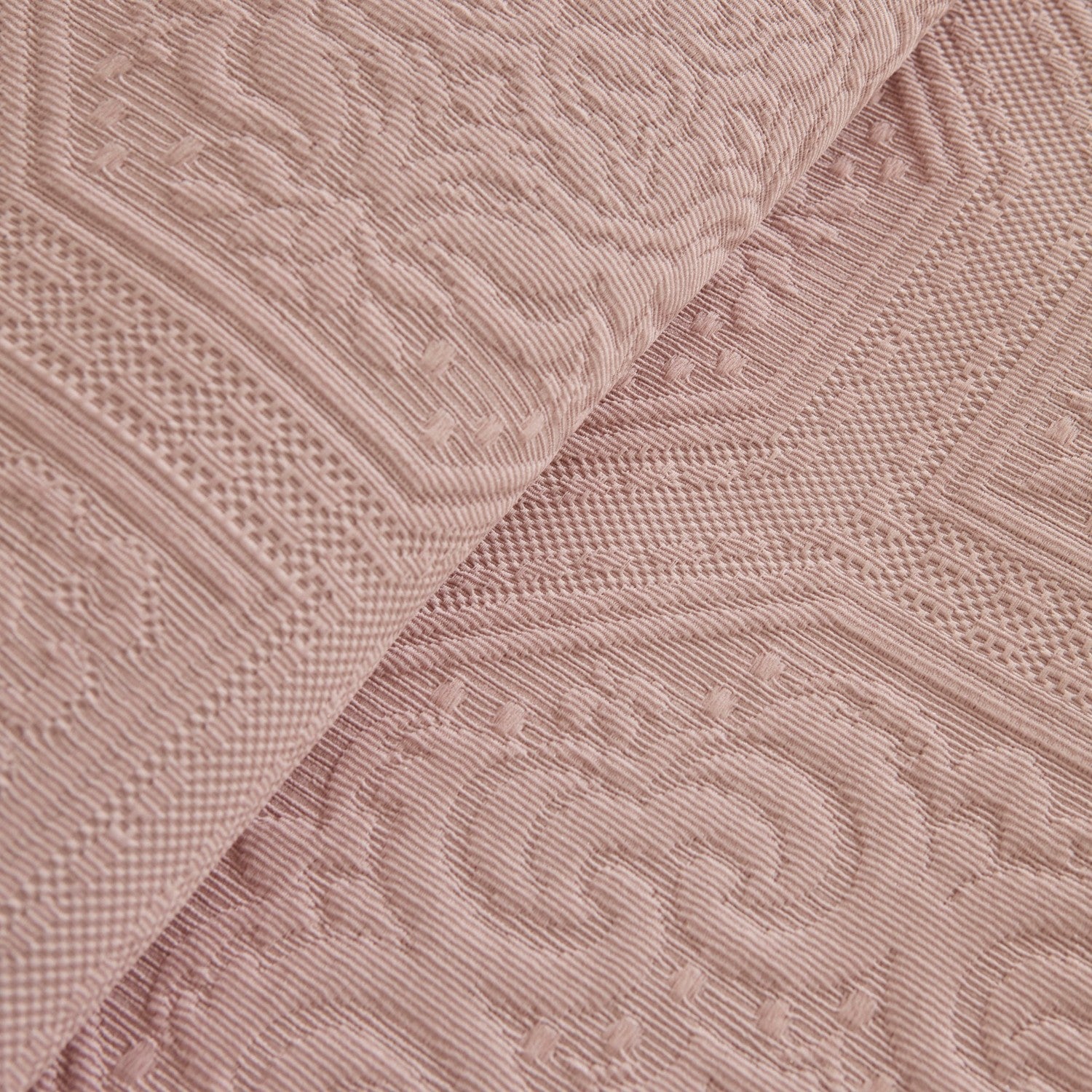 Karaca Home Oriana Double Bedspread Set, Powder Pink - MALLTURK