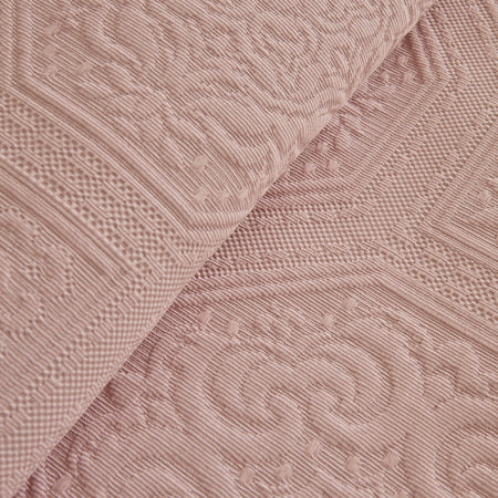 Karaca Home Oriana Double Bedspread Set, Powder Pink - MALLTURK