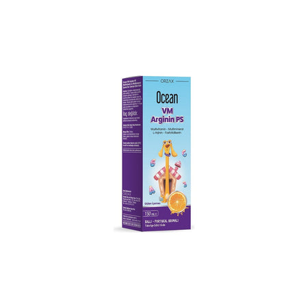 Orzax Ocean Vm Arginin Ps Syrup 150 ml - MALLTURK