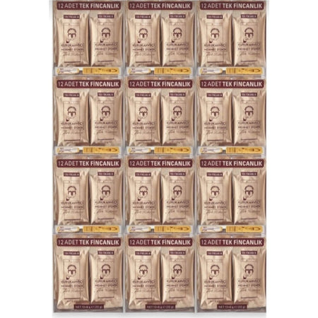 Kurukahveci Mehmet Efendi Turkish Coffee 12 Single-Serve Packs - MALLTURK