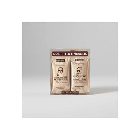 Kurukahveci Mehmet Efendi Turkish Coffee 12 Single-Serve Packs - MALLTURK