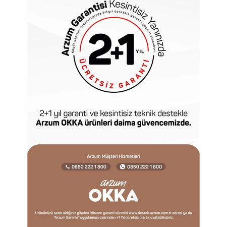 Arzum OK0028 Okka Espresso Pro M Automatic Espresso Machine, Copper - MALLTURK