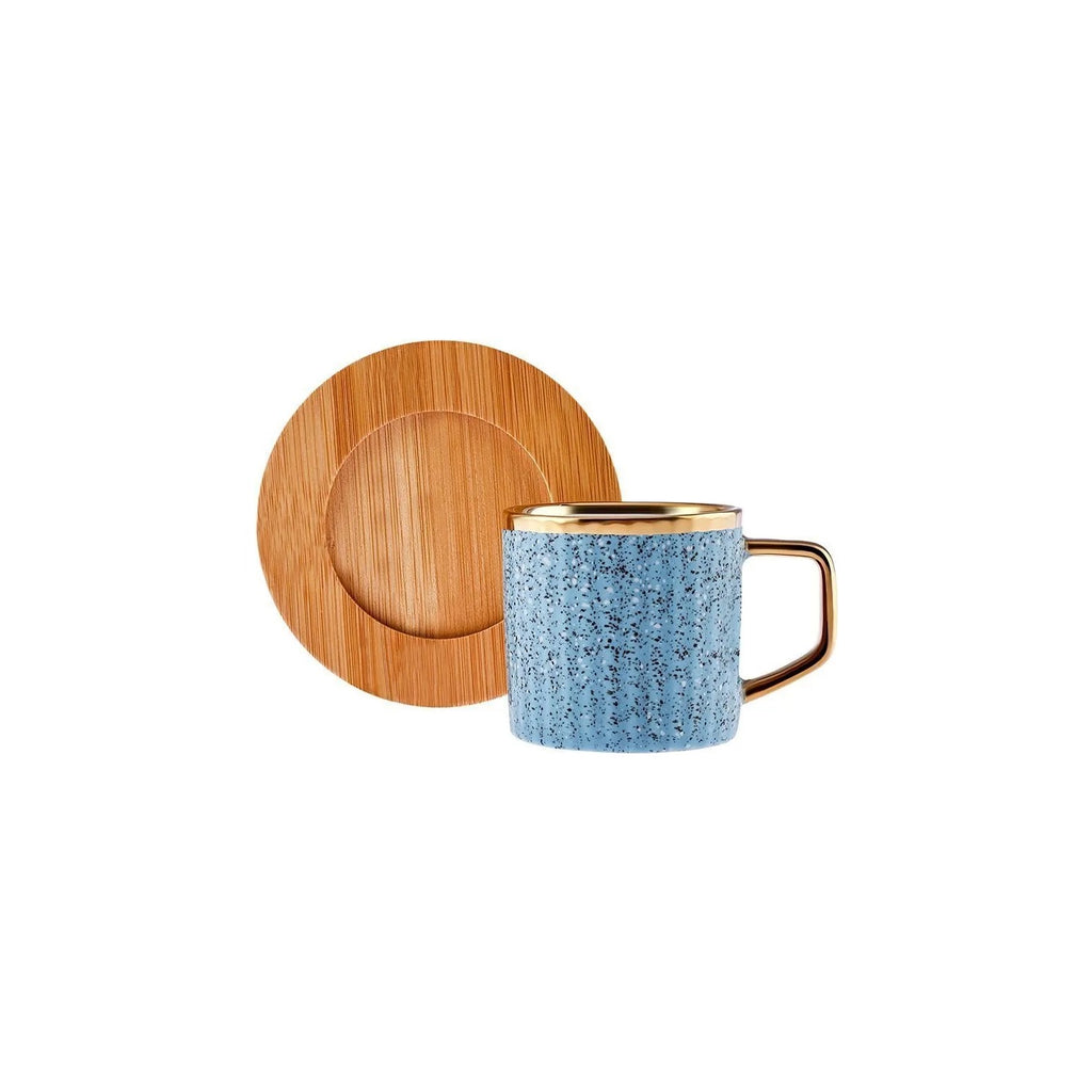 Karaca Colorful Bamboo Coffee Cup Set 90 ml
