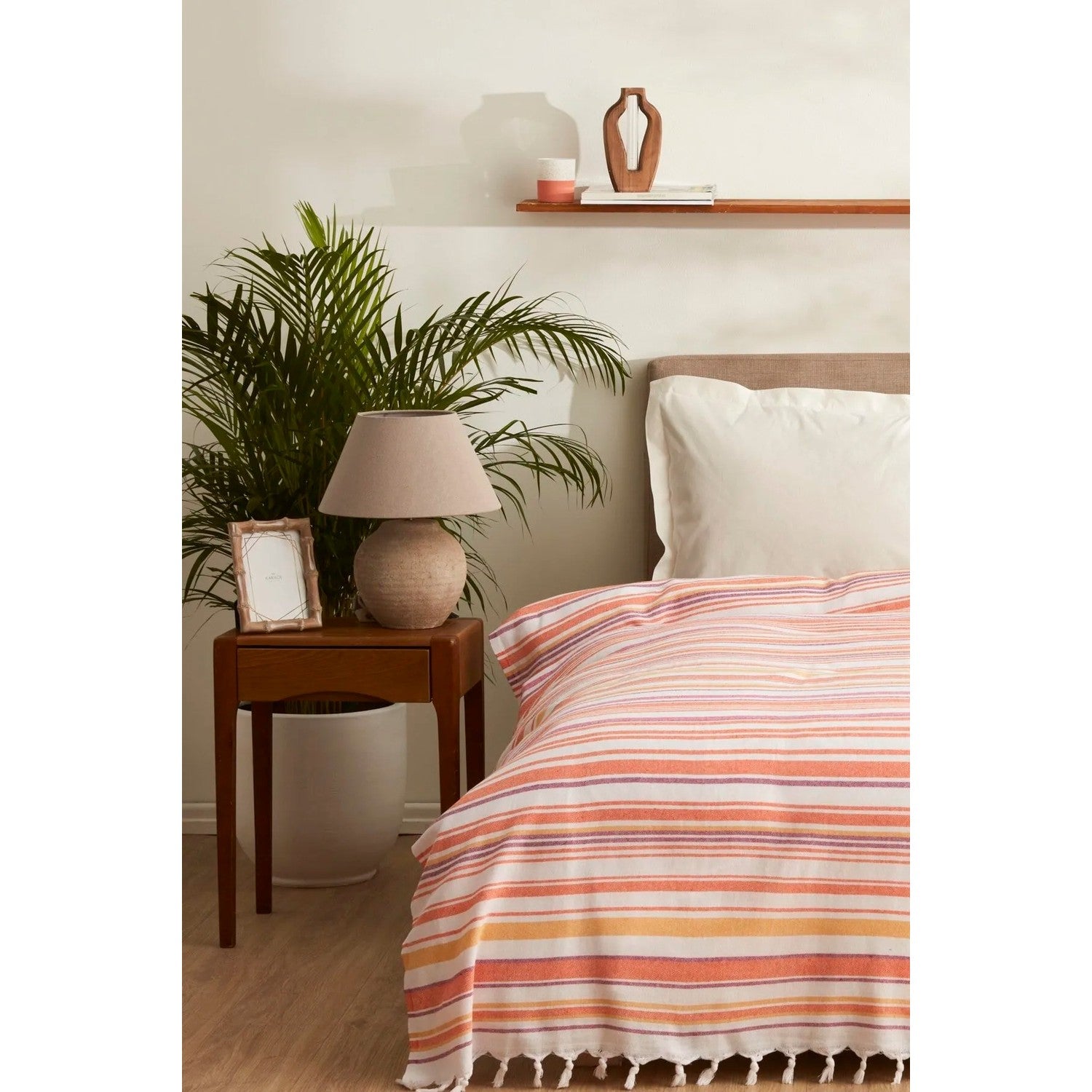 Karaca Home Montre Double Pique Pestemal Orange - MALLTURK
