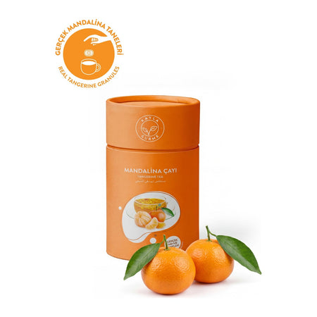 Kayla Gurme Mandalina tea - Gercek Mandalina fruit Taneli tea - 175 g - MALLTURK