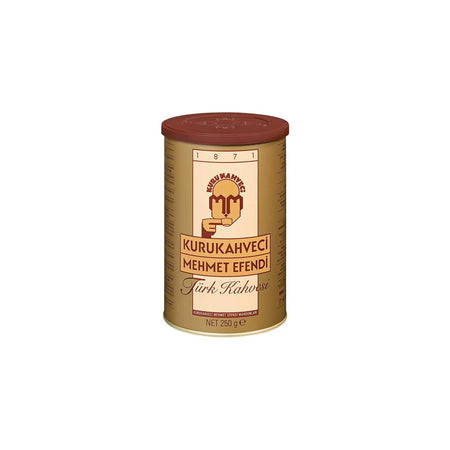 Kurukahveci Mehmet Efendi Turkish Coffee 250 gr Plain Delicious Caffeinated Ground Coffee of Turkish Origin - MALLTURK