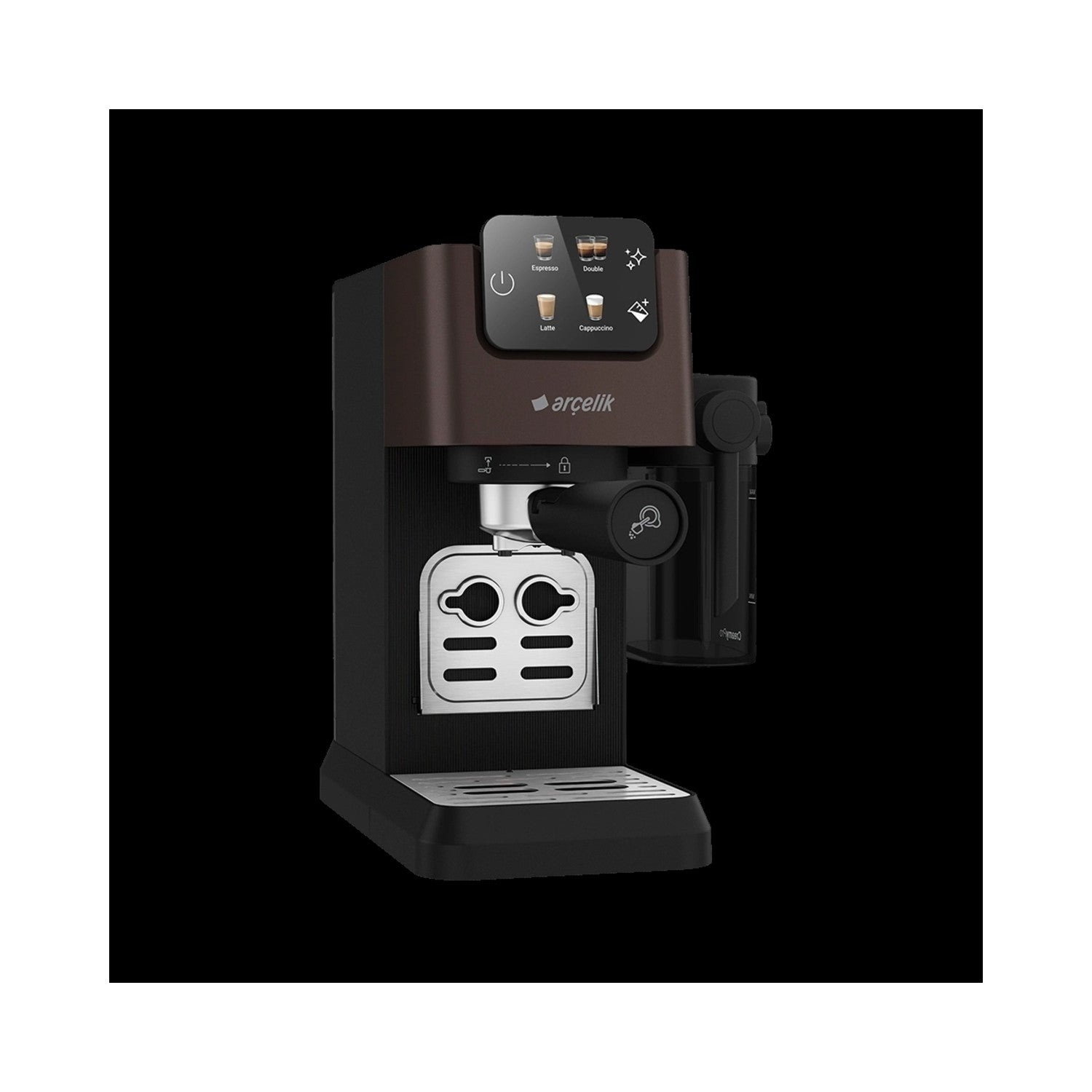 Arcelik EM 6450 Imperium Barista 1600 W Semi-Automatic Capsule Espresso Machine - MALLTURK