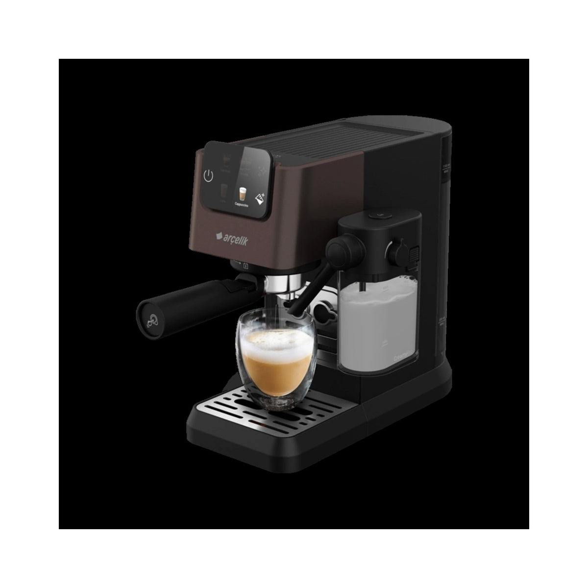 Arcelik EM 6450 Imperium Barista 1600 W Semi-Automatic Capsule Espresso Machine - MALLTURK