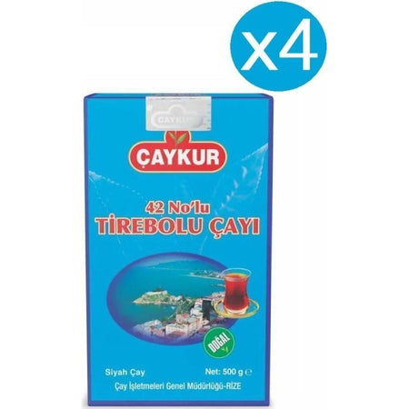 Caykur 42 Nolu Tirebolu black tea 500 g x 4 natural and intense aroma with Karadeniz Lezzeti - MALLTURK