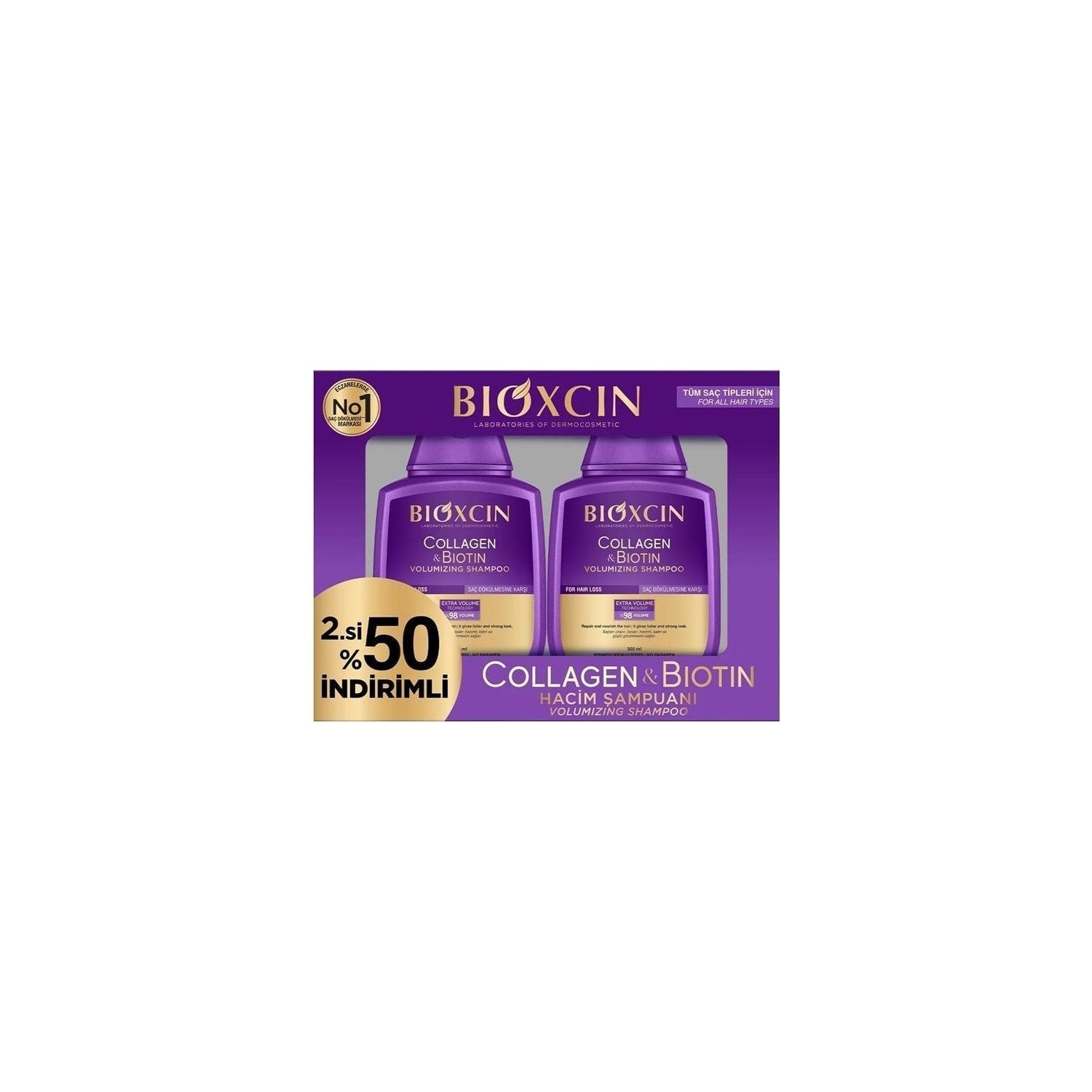Bioxcin Collagen and Biotin Volume Shampoo