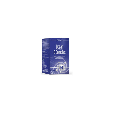 Orzax Ocean B Complex 50 Capsule Unflavored Dietary Supplement - MALLTURK