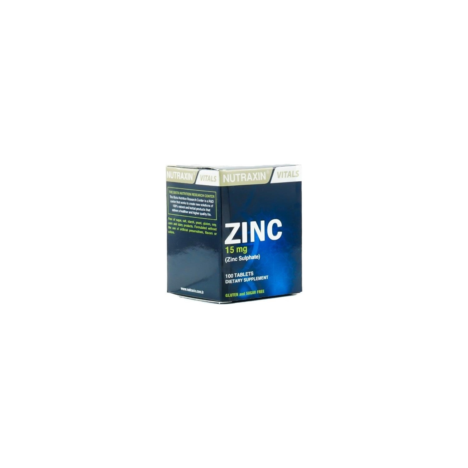 Nutraxin Zinc 15 Mg 100 Tablet - MALLTURK