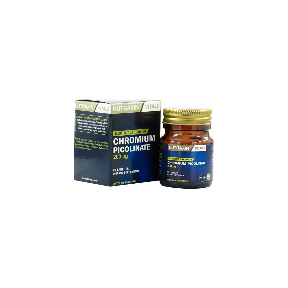 Nutraxin Chromium Picolinate 200 Mcg 90 Tablet - MALLTURK