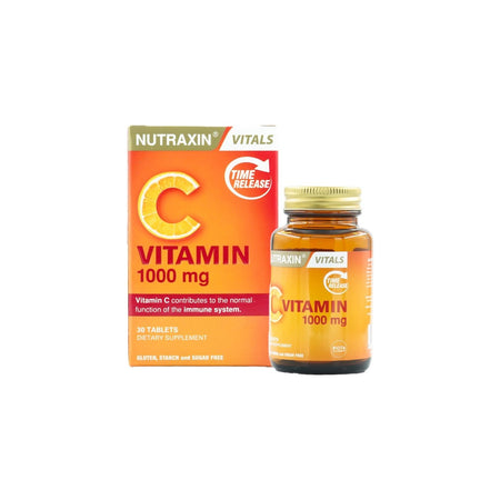 Nutraxin C Vitamin 1000 Mg - C Vitamin Deposu Zaman Salinimli 30 Tablet - MALLTURK