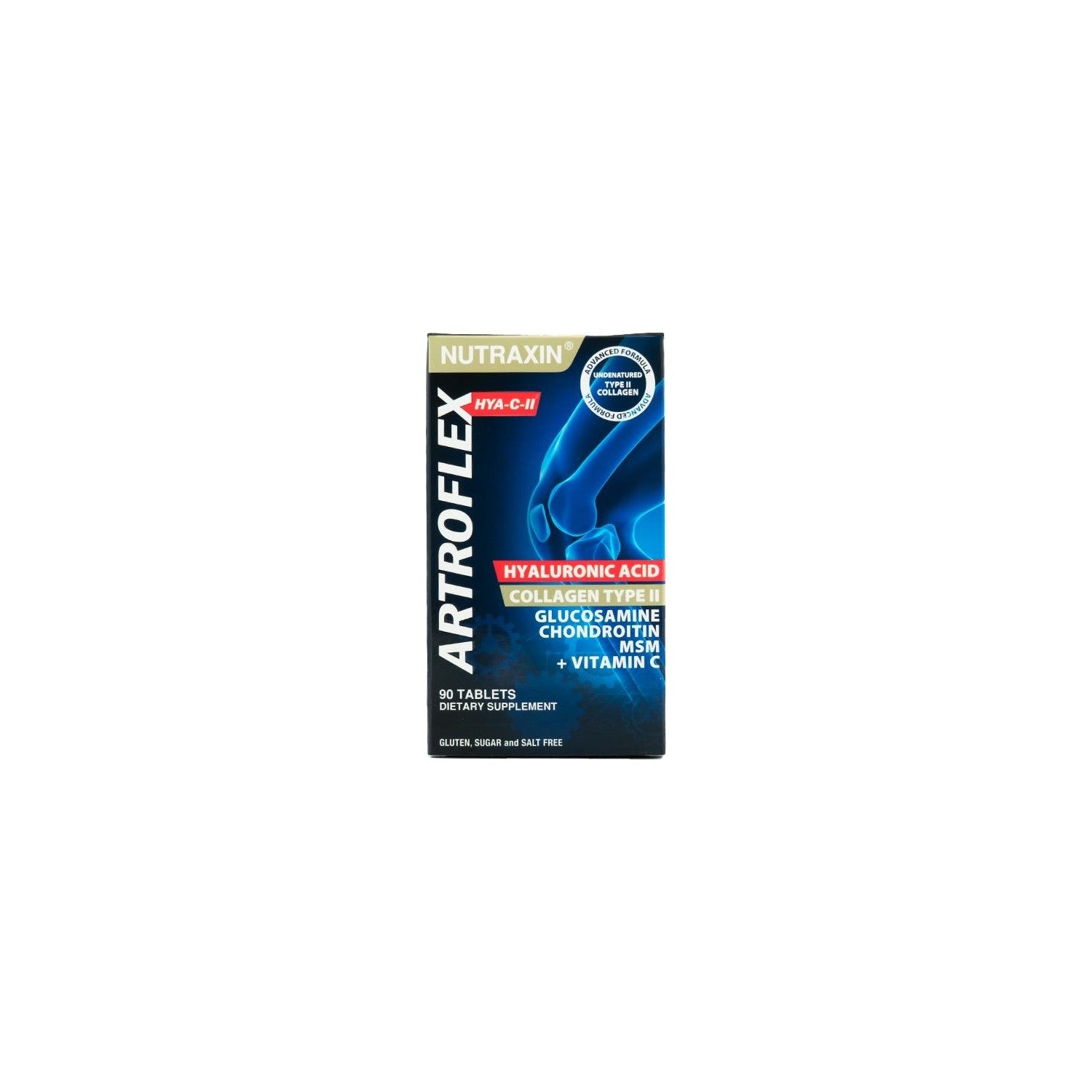 Nutraxin Artroflex HYA-C-II 90 TabletTip II Collagen, Glukozamin, MSM, Hyaluronik Asit - MALLTURK