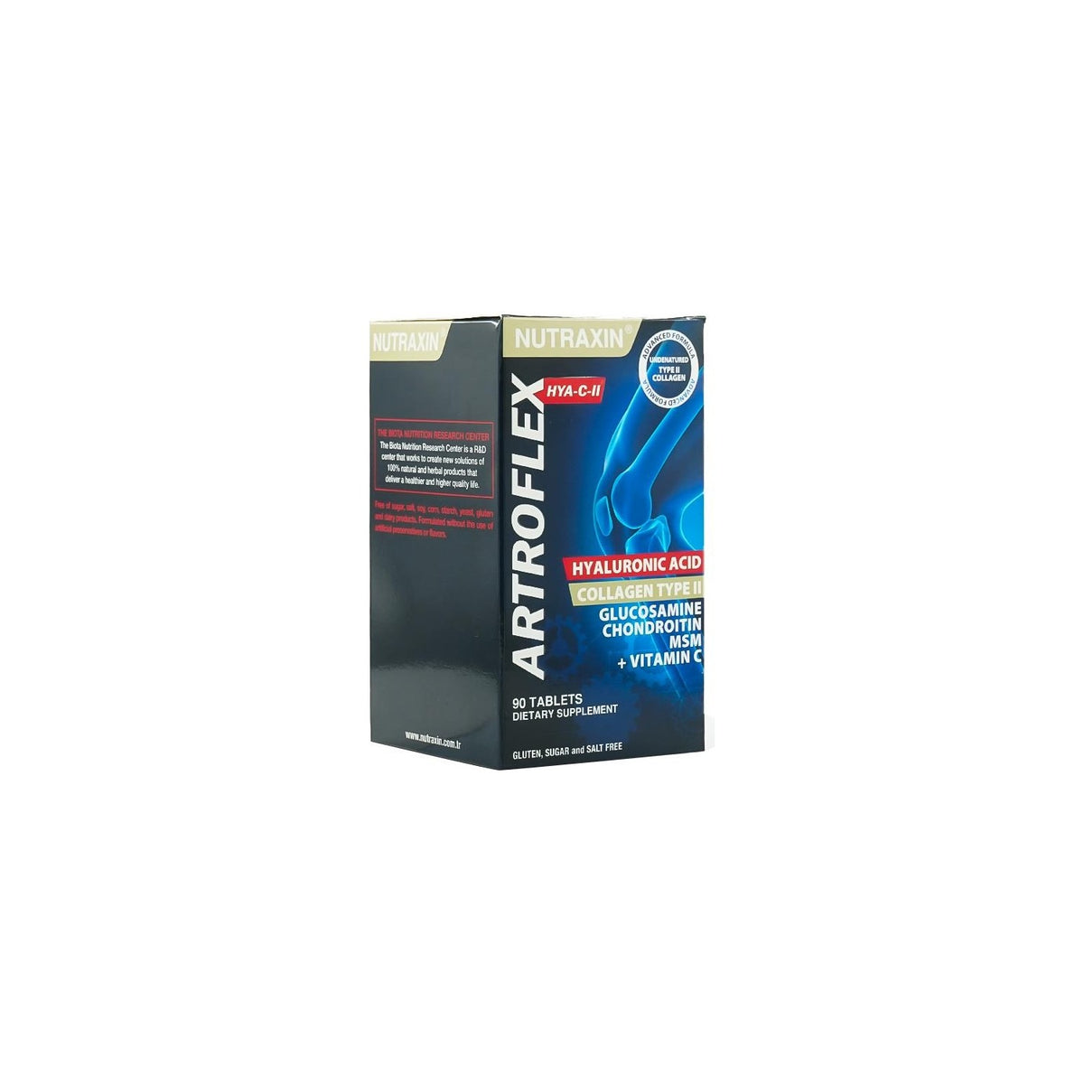 Nutraxin Artroflex HYA-C-II 90 TabletTip II Collagen, Glukozamin, MSM, Hyaluronik Asit - MALLTURK