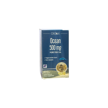 Orzax Ocean 500 mg Fish Oil 60 Capsule - MALLTURK