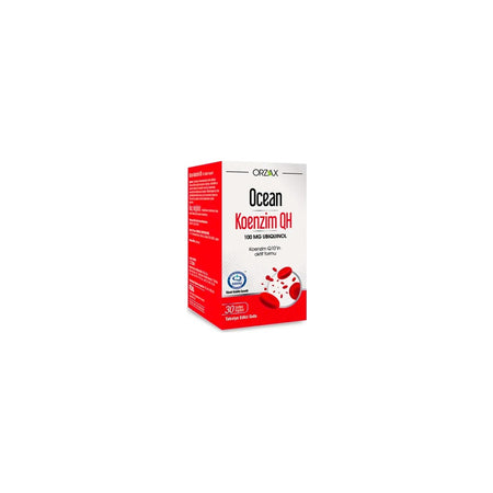 Orzax Ocean Koenzim QH 100 mg Ubikinol 30 Softgel Capsule - MALLTURK