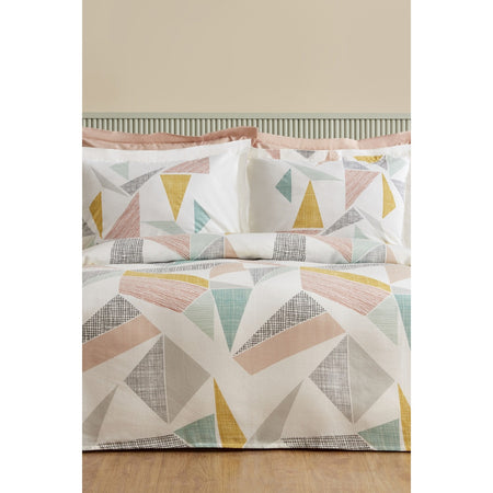 Karaca Home Lenny 100% Cotton Double Bed Quilted Bedding Set Multicolor - MALLTURK