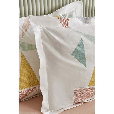 Karaca Home Lenny 100% Cotton Double Bed Quilted Bedding Set Multicolor - MALLTURK