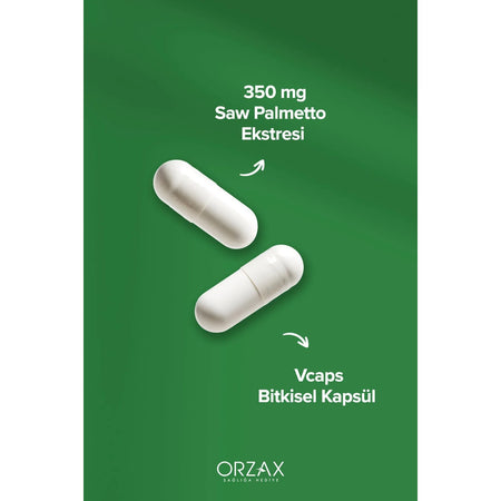 Orzax Ocean Saw Palmetto Ekstresi 350 mg 60 Capsule - MALLTURK