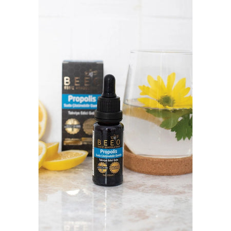 BEE'O Propolis Drops 2 x 20 ml %20 Pure With Propolis Natural Dietary Supplement