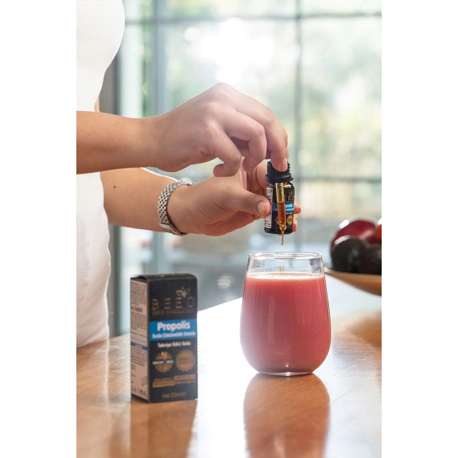 BEE'O Propolis Drops 2 x 20 ml %20 Pure With Propolis Natural Dietary Supplement