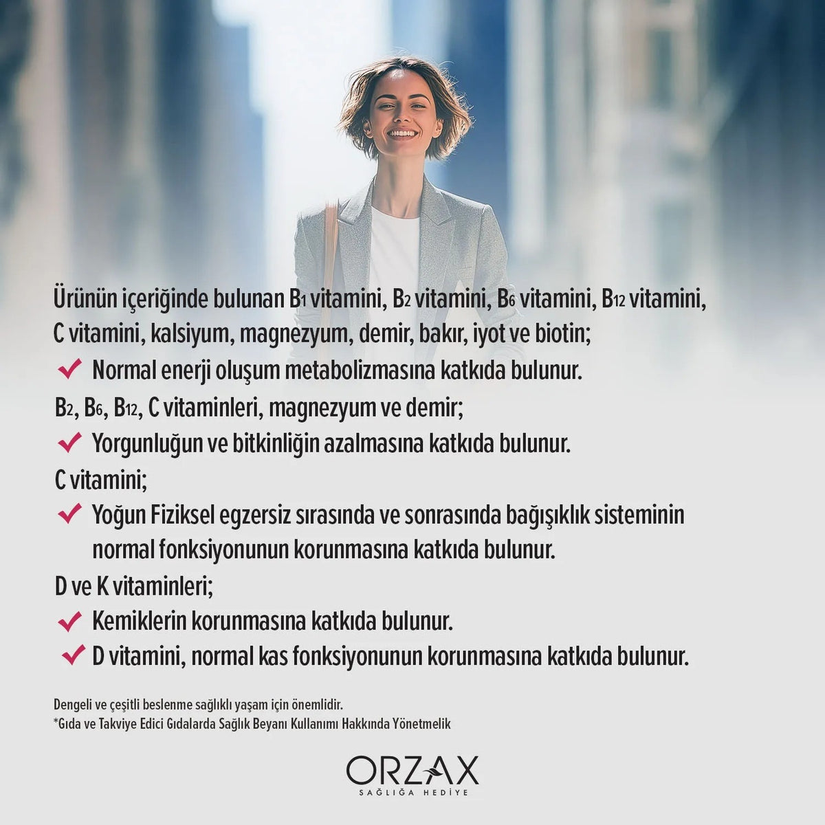 Orzax Ocean Daily One Multivitamin Multimineral Energy 30 Tablet - MALLTURK