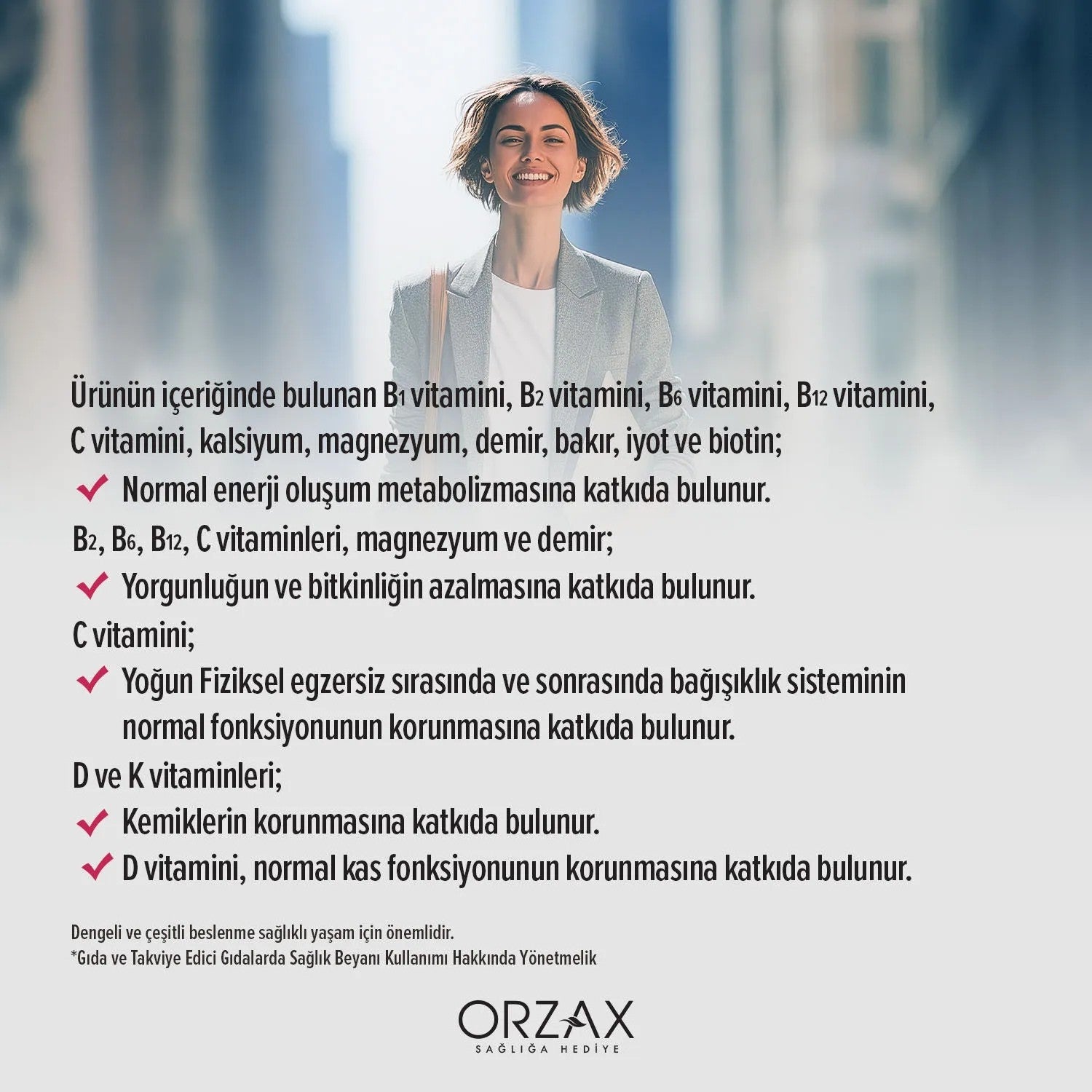 Orzax Ocean Daily One Multivitamin Multimineral Energy 30 Tablet - MALLTURK