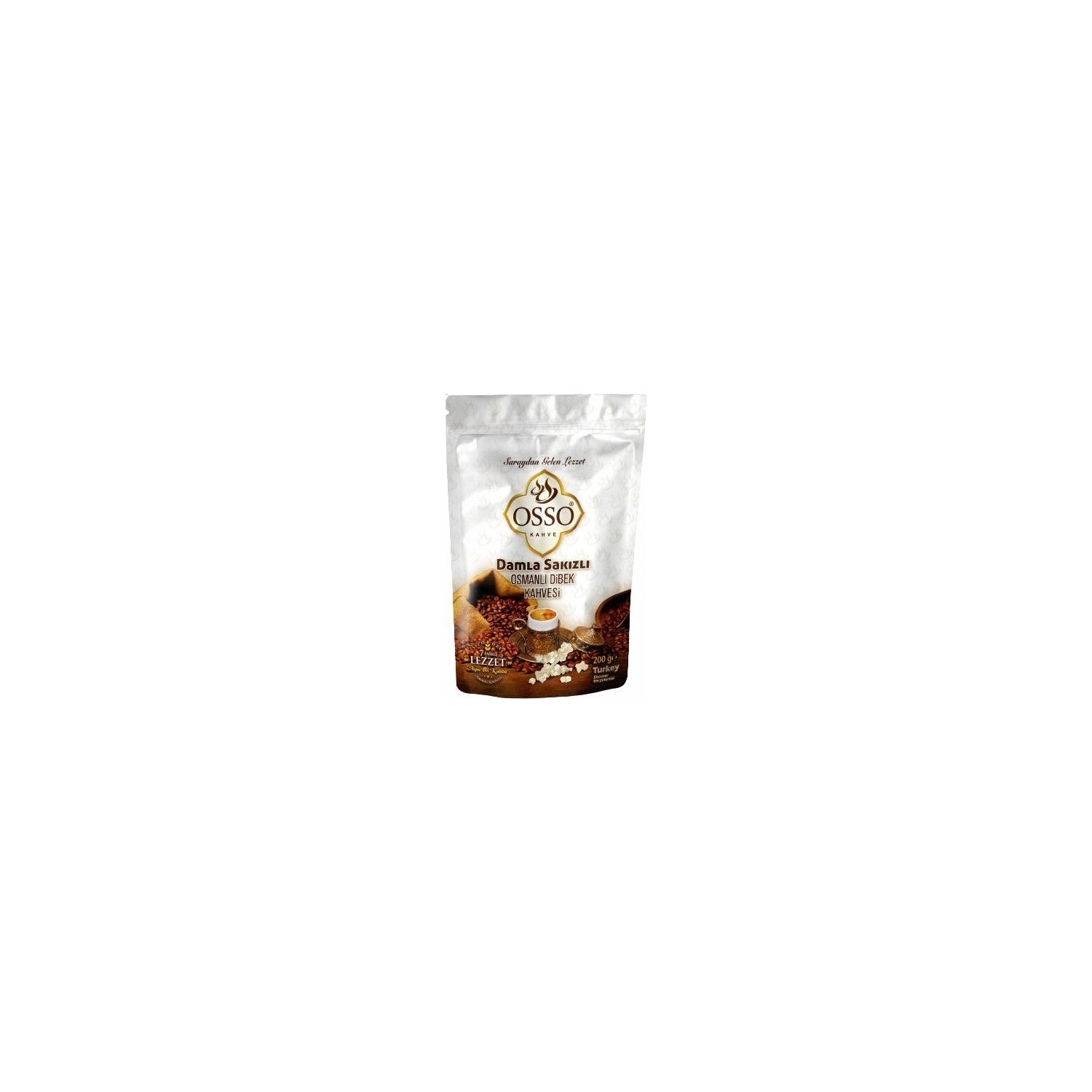 Osso Mastic Flavored Ottoman Dibek Coffee 200 g Turkey Origin - MALLTURK