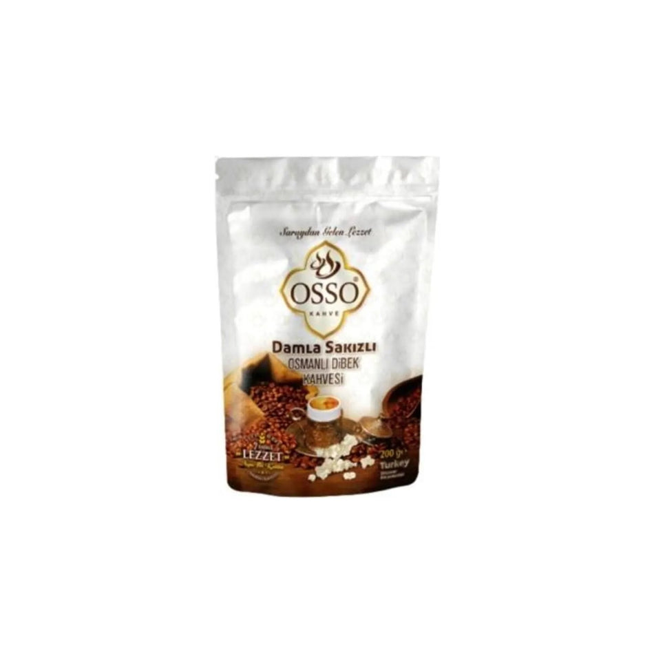 Osso Mastic Flavored Ottoman Dibek Coffee 200 g Turkey Origin - MALLTURK