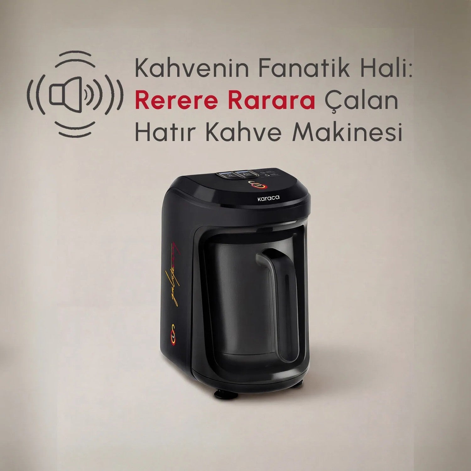 Karaca Hatir Hups Galatasaray Licensed Milk-Based Turkish Coffee Maker - MALLTURK