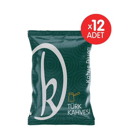 Coffee Land Medium Roast Turkish Coffee 12 Packs 100 gr Plain Flavor Origin Turkiye - MALLTURK