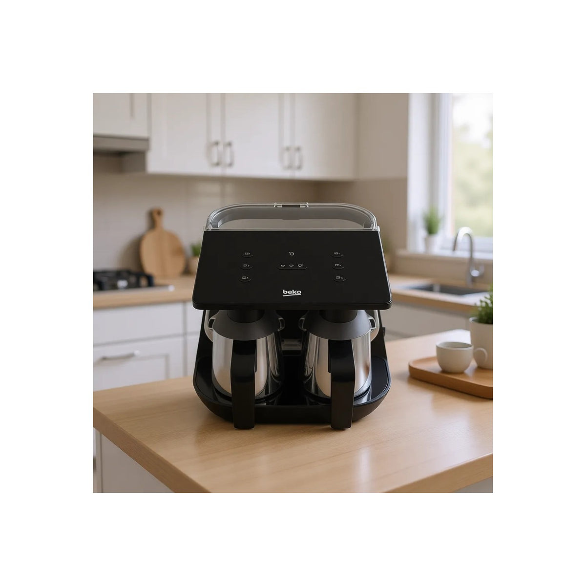 Beko TKM 8961 S Keyf Turkish Coffee Maker with Steel Pot, Black - MALLTURK