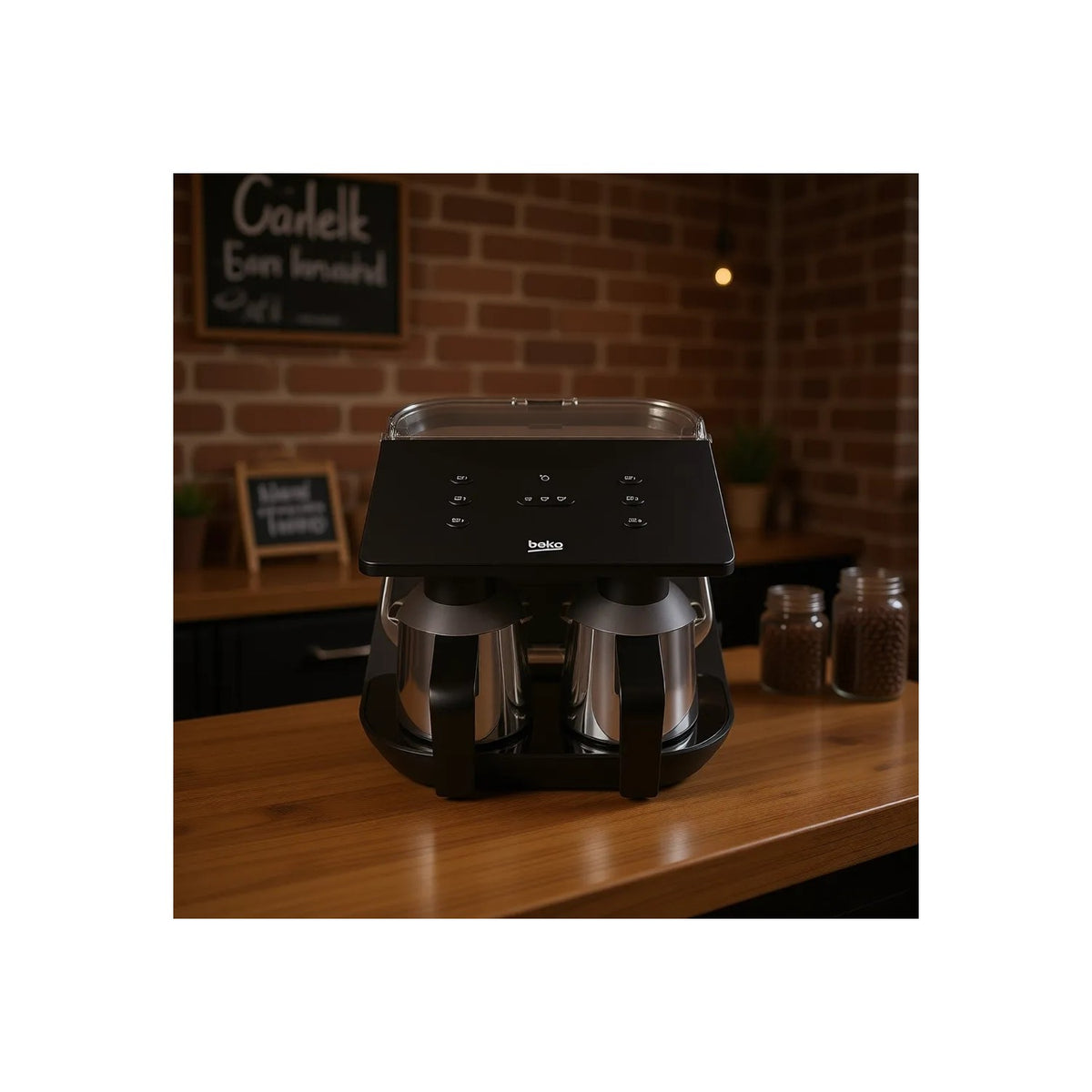 Beko TKM 8961 S Keyf Turkish Coffee Maker with Steel Pot, Black - MALLTURK