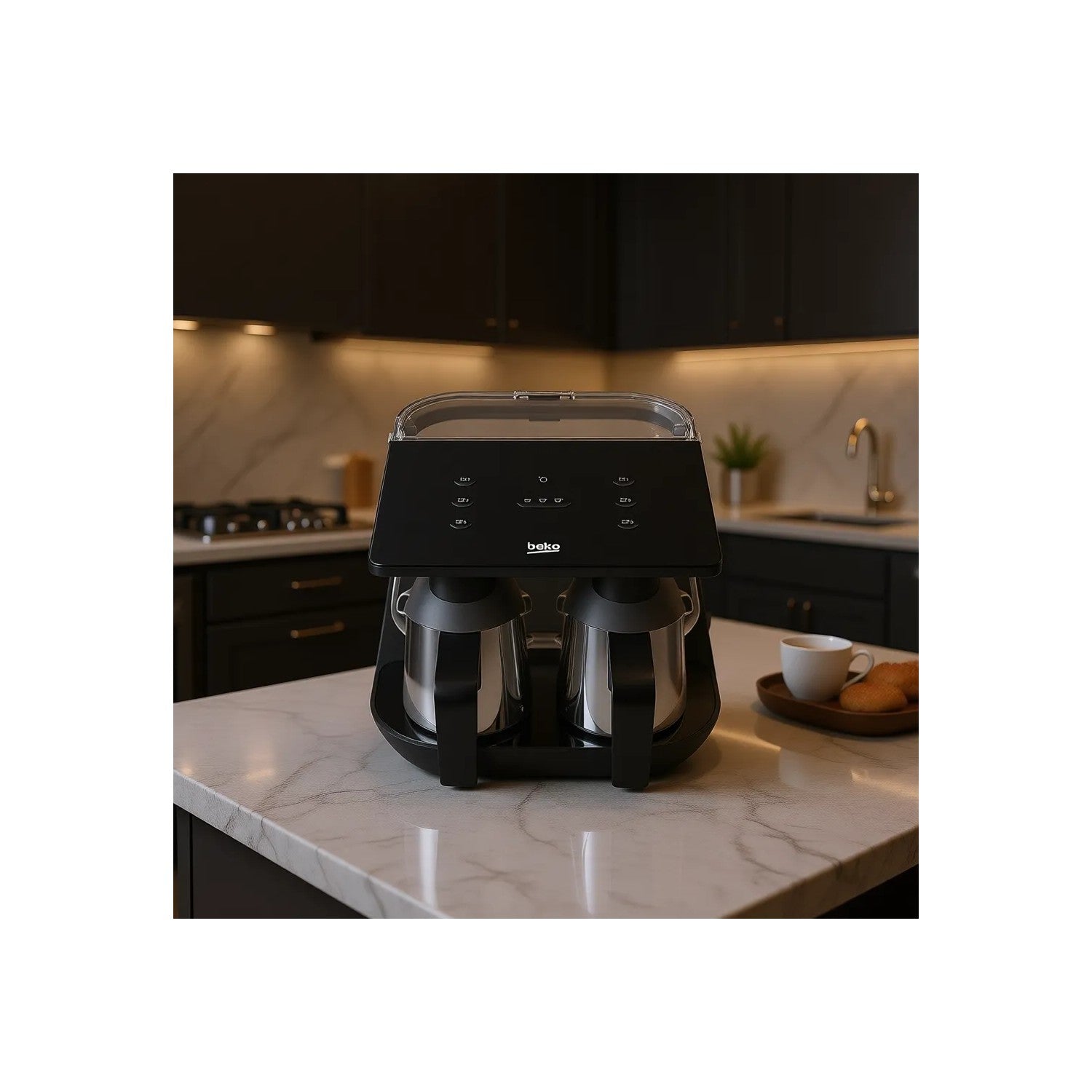 Beko TKM 8961 S Keyf Turkish Coffee Maker with Steel Pot, Black - MALLTURK