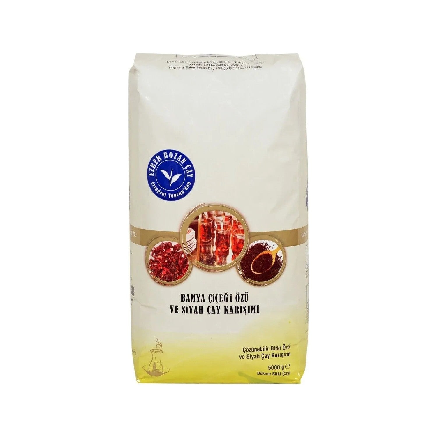 Ezber Bozan tea 5000 g Yuksek Kalite and Parlak aroma with Grenada Menseli natural leaf tea - MALLTURK