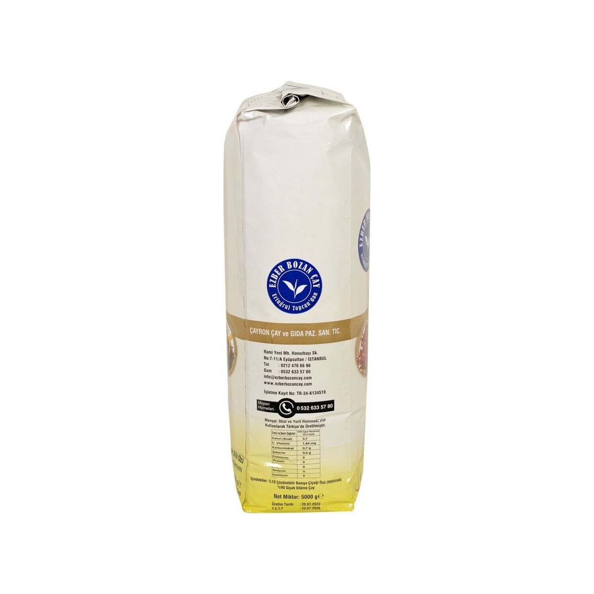 Ezber Bozan tea 5000 g Yuksek Kalite and Parlak aroma with Grenada Menseli natural leaf tea - MALLTURK
