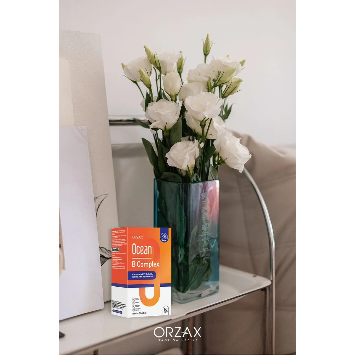 Orzax Ocean B Complex 50 Capsule Unflavored Dietary Supplement - MALLTURK