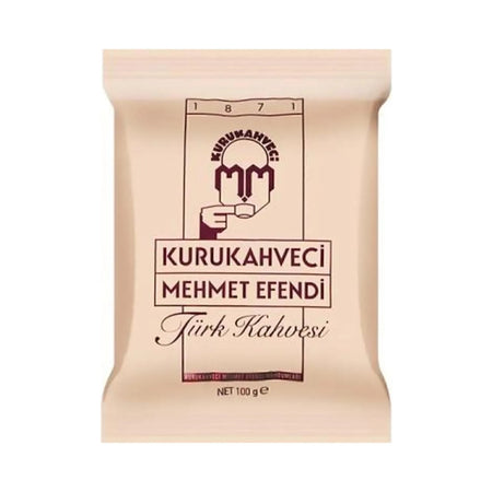 Kurukahveci Mehmet Efendi 100 gr Smooth and Delicious Turkish Coffee, 10-Pack, High Quality Origin. - MALLTURK