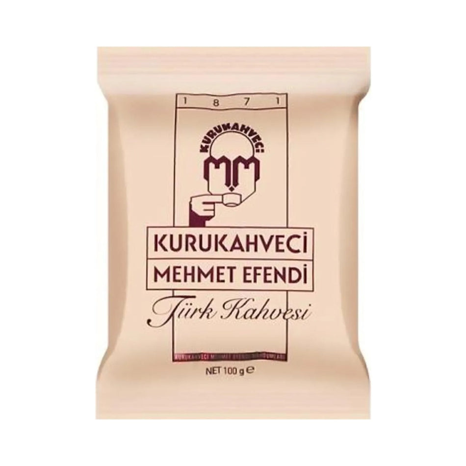 Kurukahveci Mehmet Efendi 100 gr Smooth and Delicious Turkish Coffee, 10-Pack, High Quality Origin. - MALLTURK