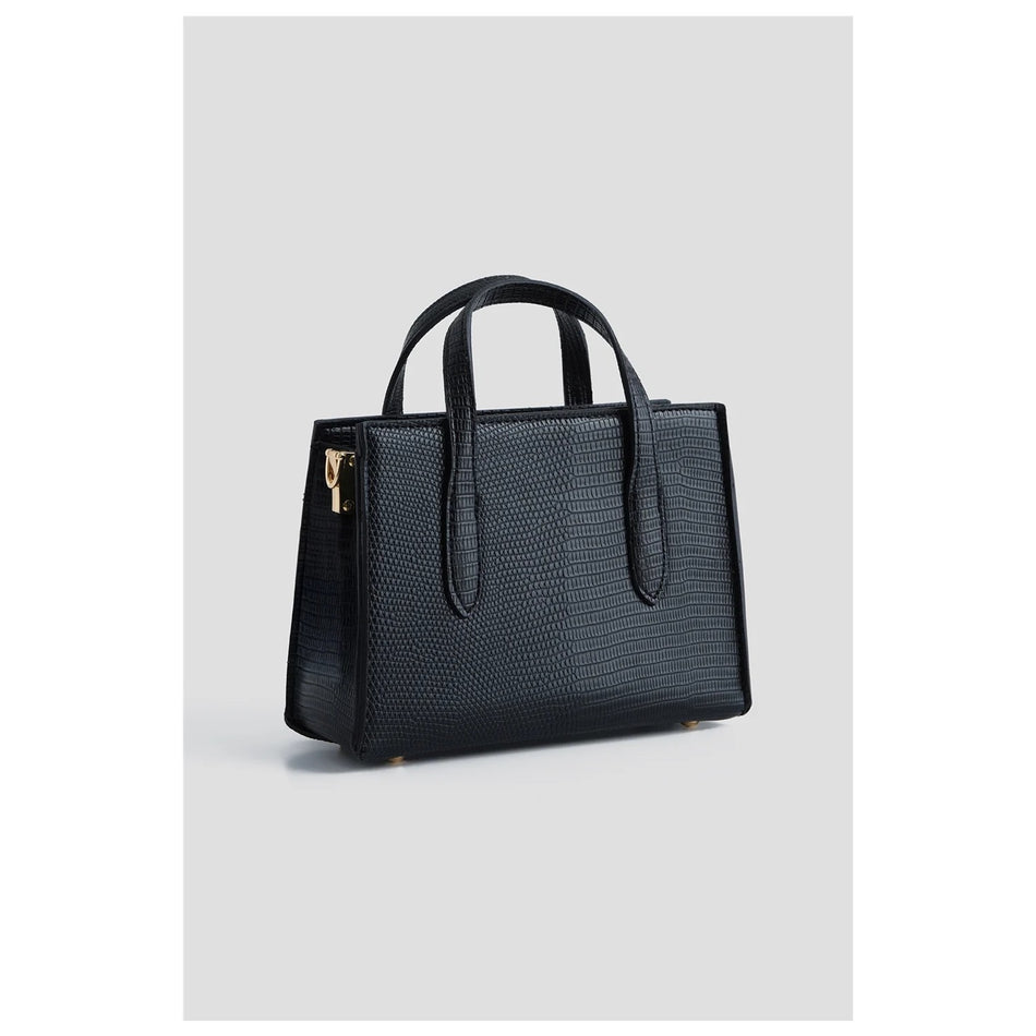 Armine Croco Bag Black