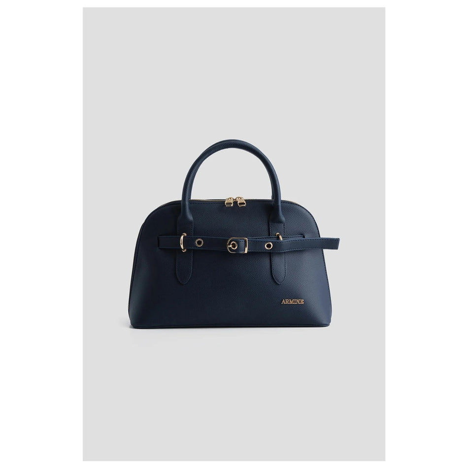 Armine Bag Pia Leather 25YD7420 Navy Blue