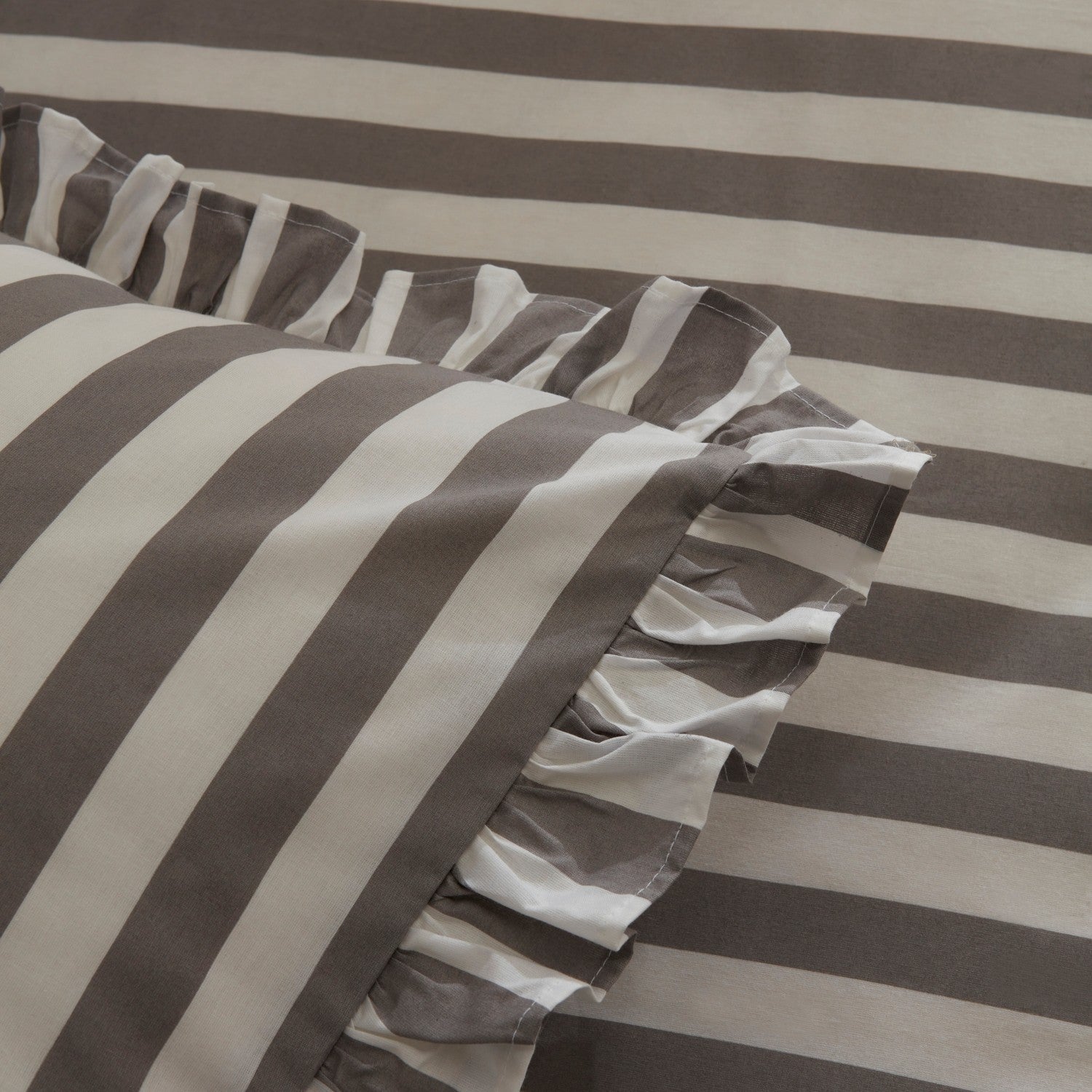 Karaca Home Ripple Double Duvet Cover Set Gray - MALLTURK