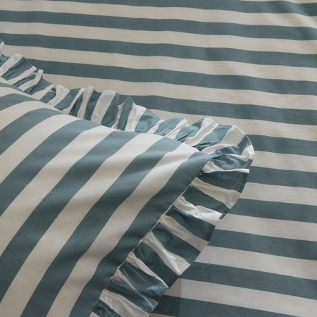 Karaca Home Ripple Double Duvet Cover Set Blue - MALLTURK