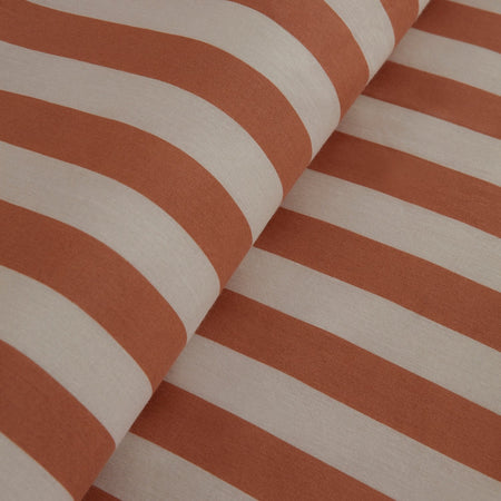 Karaca Home Ripple Double Duvet Cover Set Orange - MALLTURK