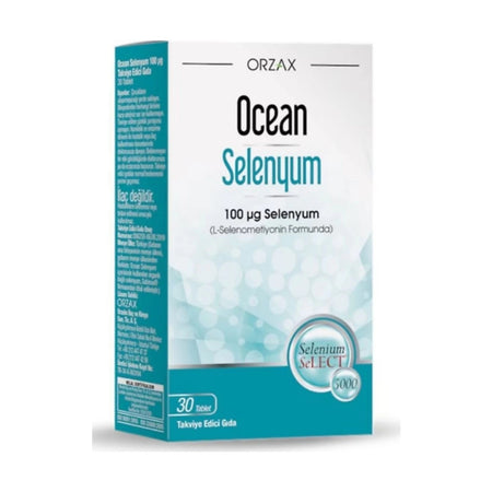Orzax Ocean Selenyum 200 mcg 60 Tablet - MALLTURK